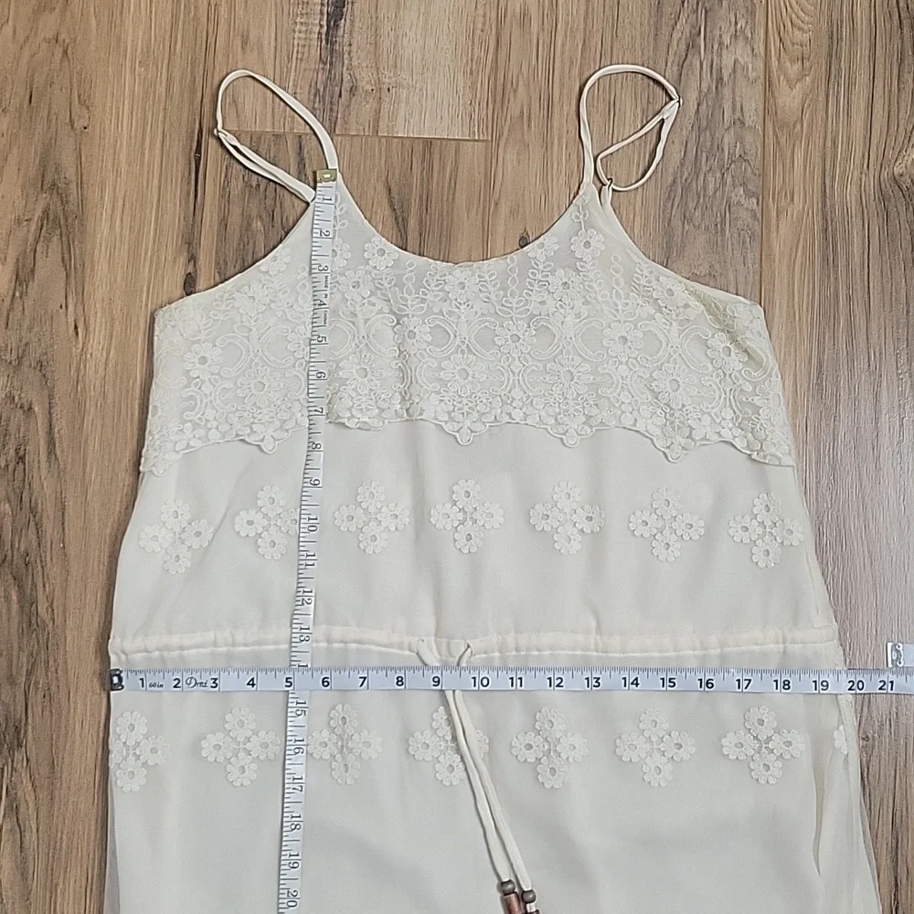 Chaser Floral Lace Ruffle Boho Maxi Dress - Picture 8 of 14
